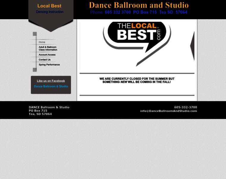 Danceballroomandstudio.com thumbnail