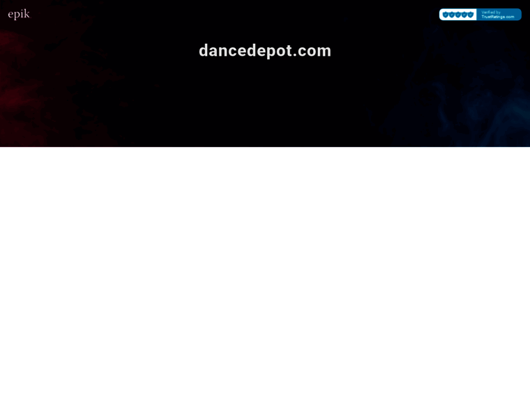 Dancedepot.com thumbnail