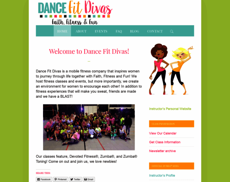 Dancefitdivas.com thumbnail