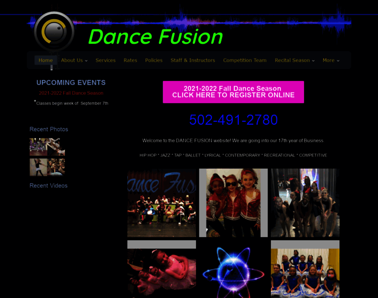 Dancefusionlouky.com thumbnail