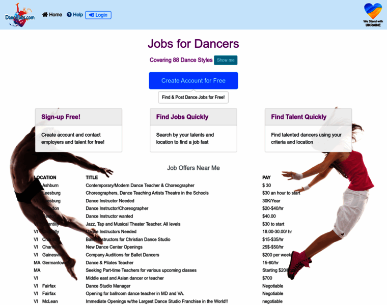 Dancejobs.com thumbnail Dancejobs.com thumbnail