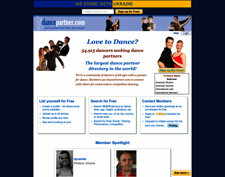 Dancepartner.com thumbnail