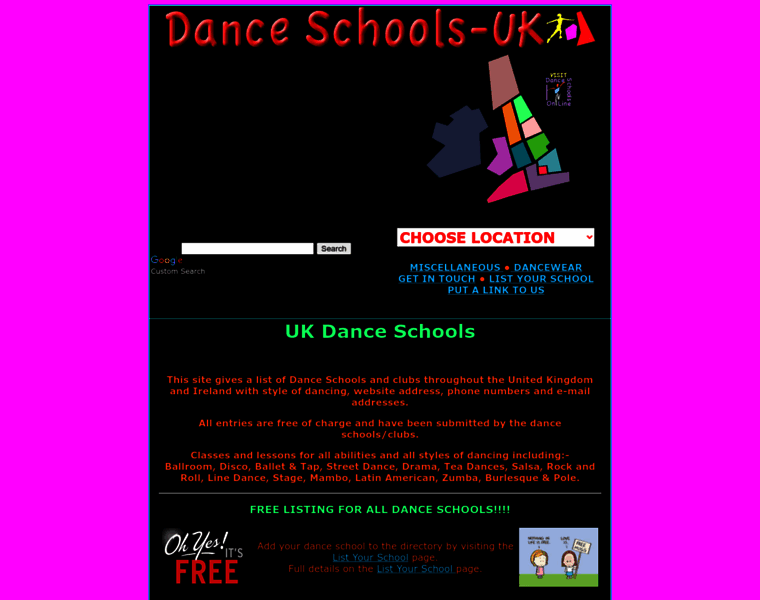 Danceschools-uk.co.uk thumbnail