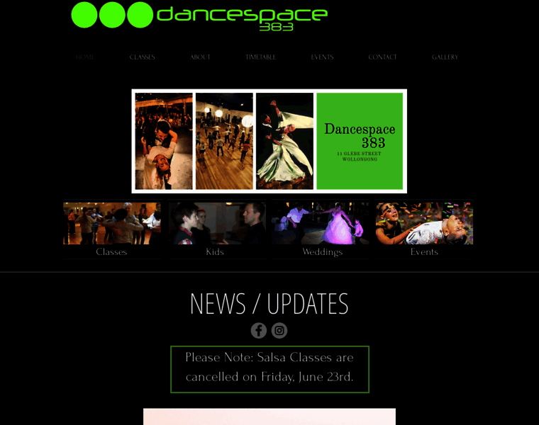 Dancespacewollongong.com thumbnail