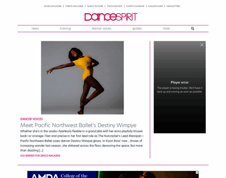 Dancespirit.com thumbnail