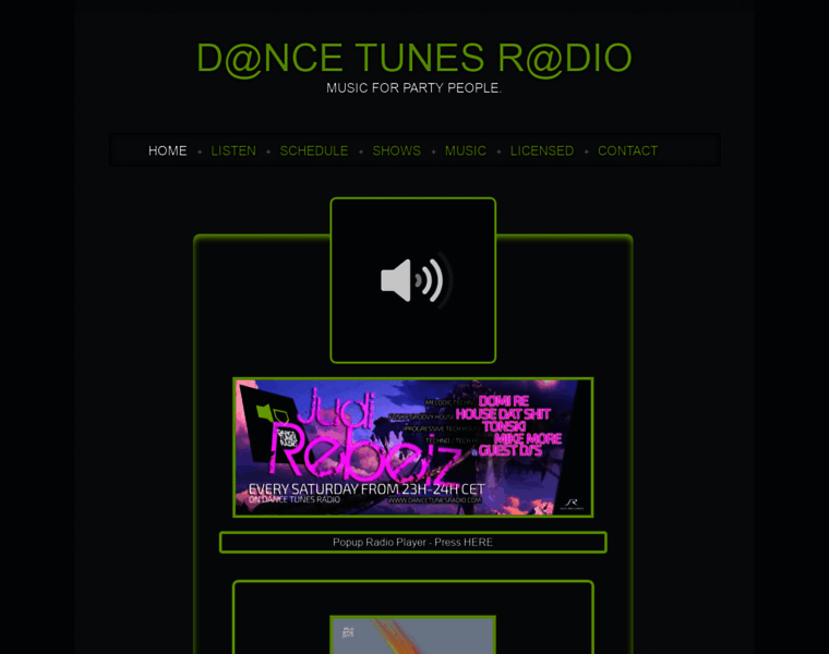Dancetunesradio.com thumbnail