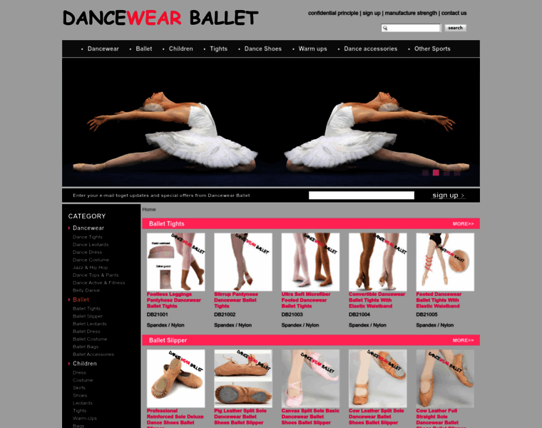 Dancewearballet.com thumbnail