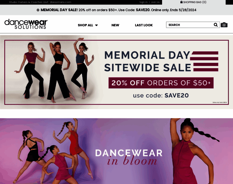 Dancewearsolutions.com thumbnail