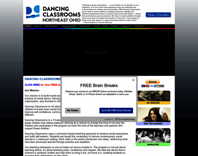 Dancingclassroomsneo.org thumbnail