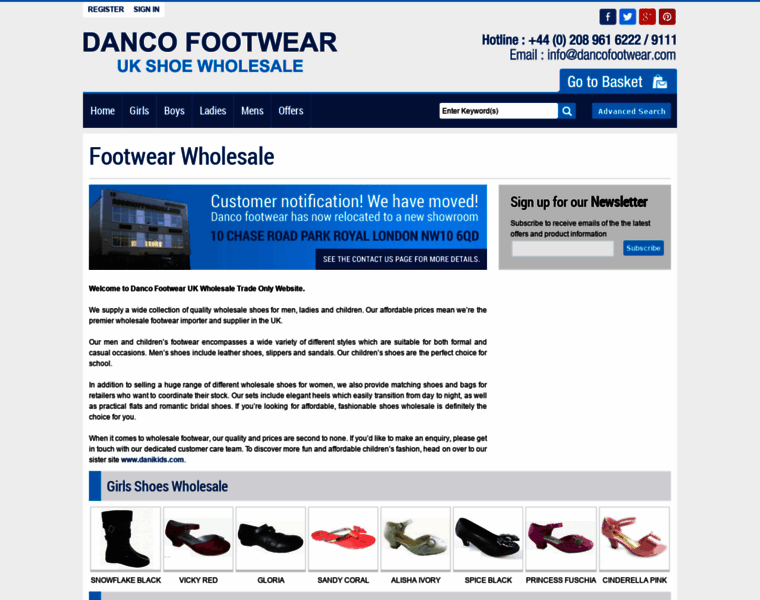 Dancofootwear.com thumbnail