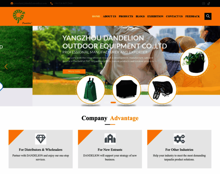 Dandelionoutdoor.com thumbnail
