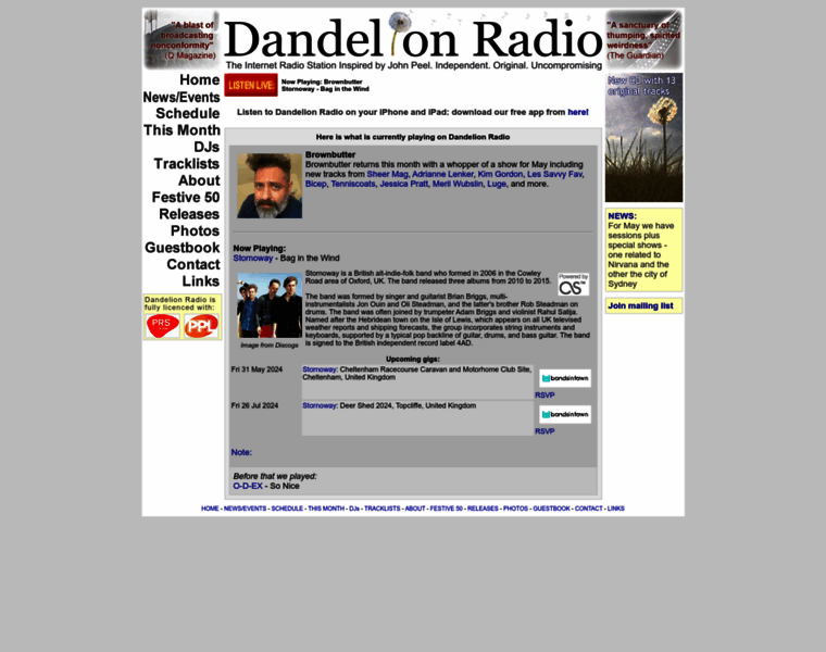 Dandelionradio.com thumbnail