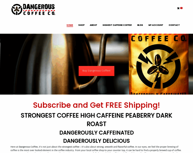 Dangerouscoffeeco.com thumbnail