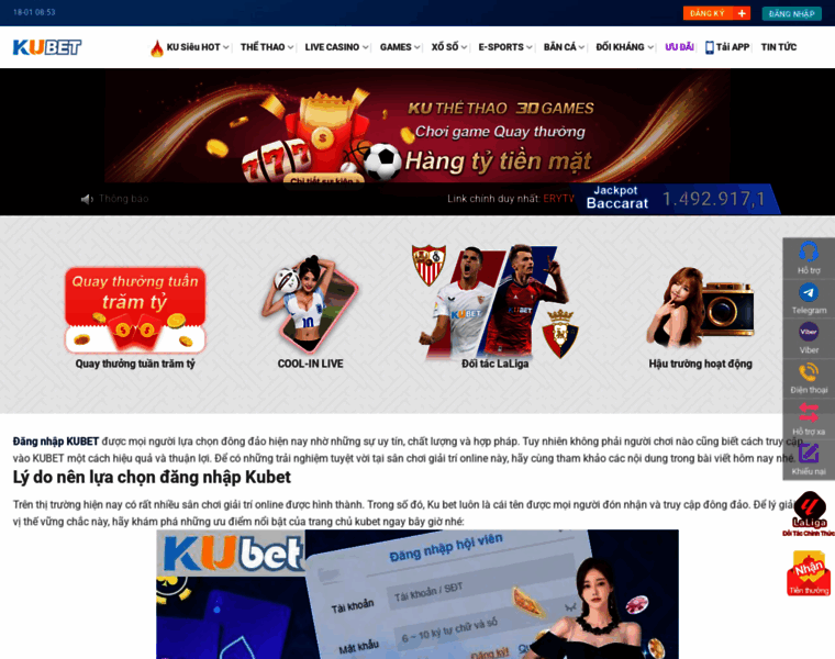 Dangnhapkubet.art thumbnail