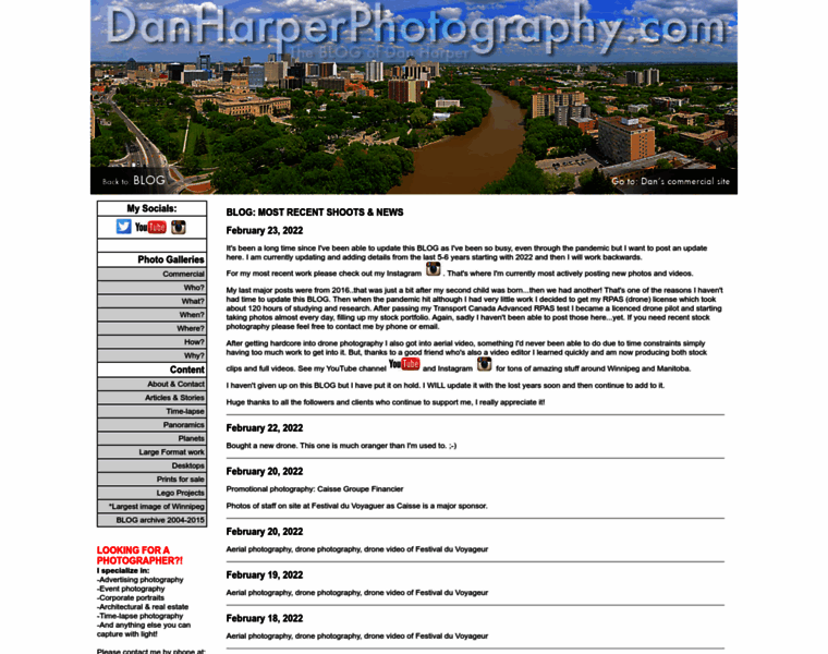 Danharperphotography.com thumbnail