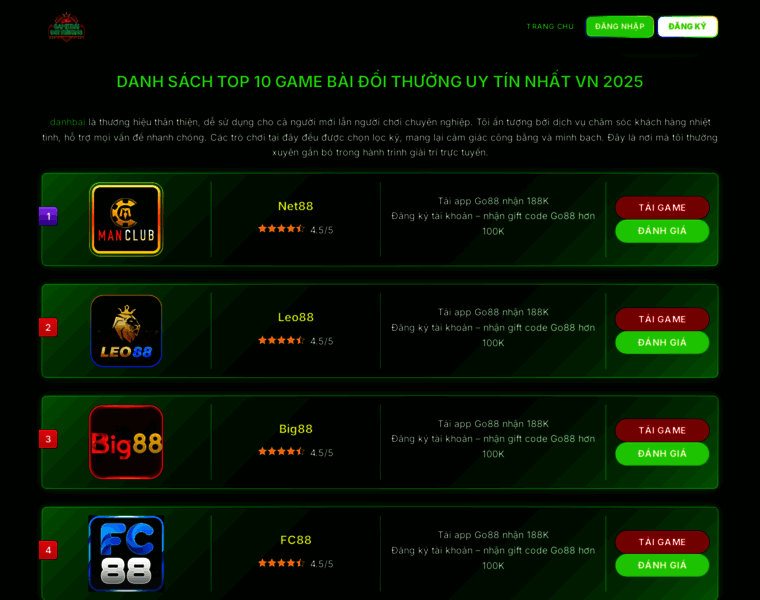 Danhbai.page thumbnail