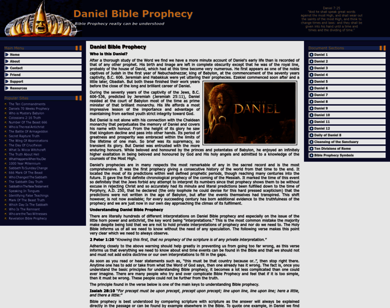 Danielbibleprophecy.org thumbnail