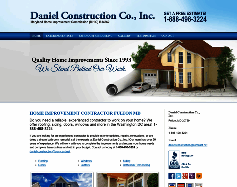 Danielconstructionco.com thumbnail