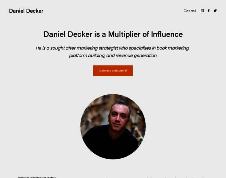 Danieldecker.net thumbnail