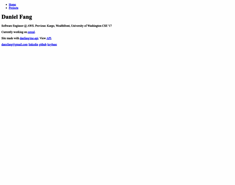 Danielfang.org thumbnail
