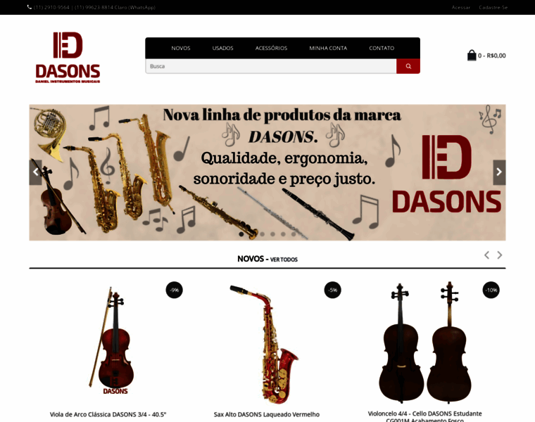 Danielinstrumentosmusicais.com.br thumbnail