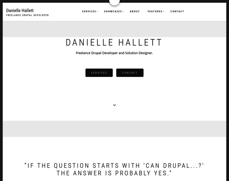 Daniellehallett.com thumbnail