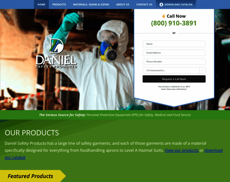 Danielsafetyproducts.com thumbnail