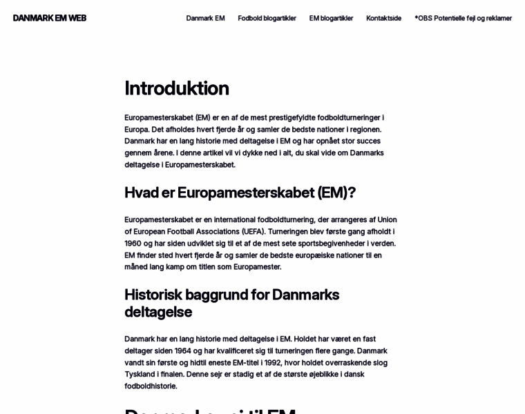 Danmark-em.dk thumbnail