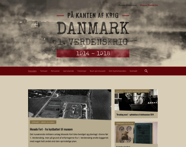 Danmark1914-18.dk thumbnail