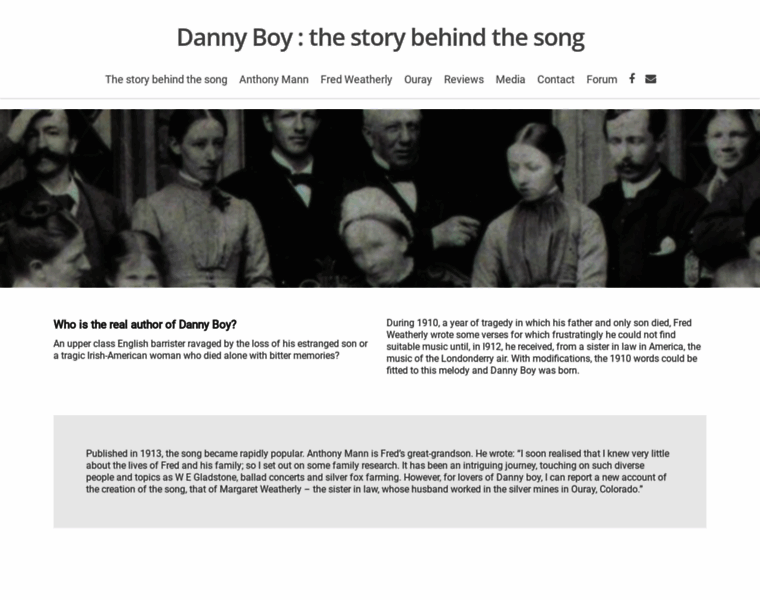 Dannyboystory.com thumbnail
