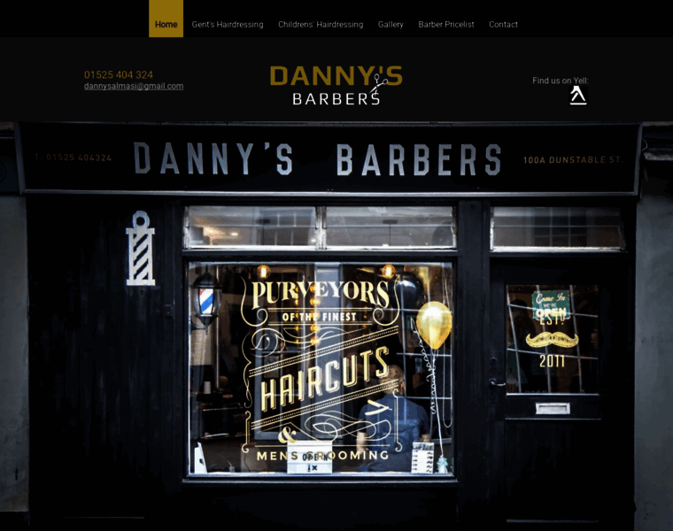Dannysbarbershop.co.uk thumbnail