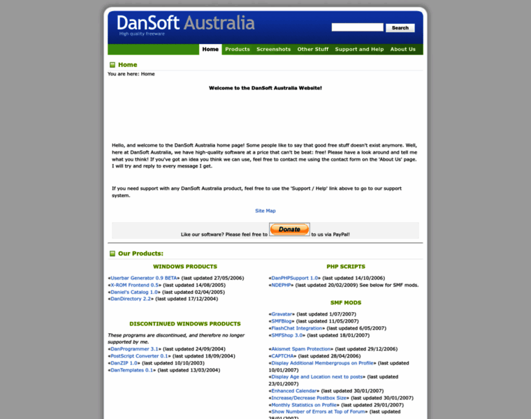 Dansoftaustralia.net thumbnail