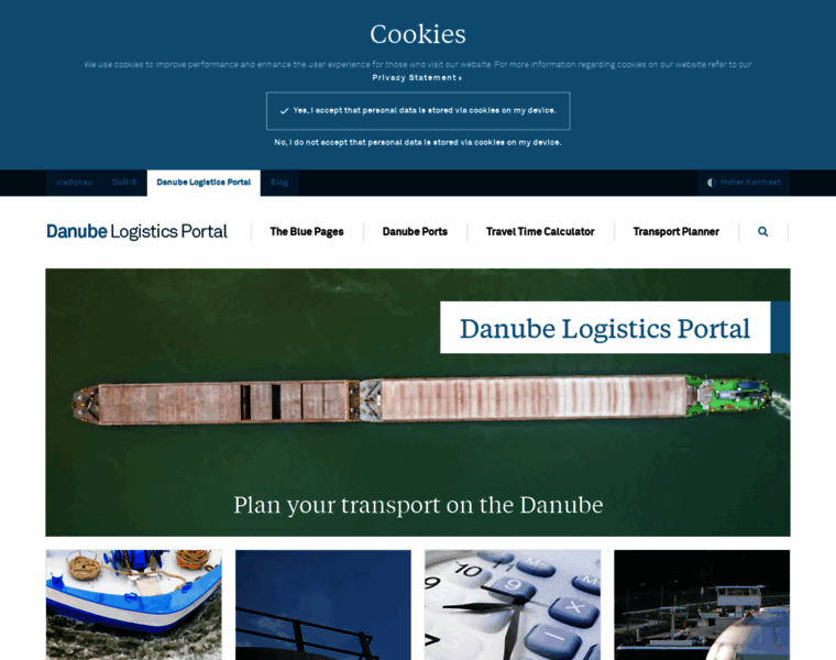 Danube-logistics.info thumbnail