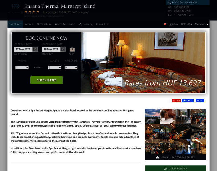 Danubius-margitsziget.hotel-rez.com thumbnail