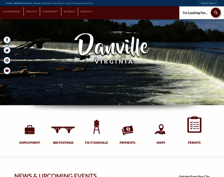 Danville-va.gov thumbnail