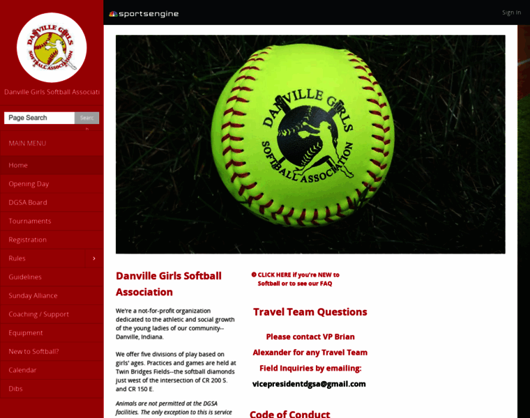 Danvillesoftball.org thumbnail