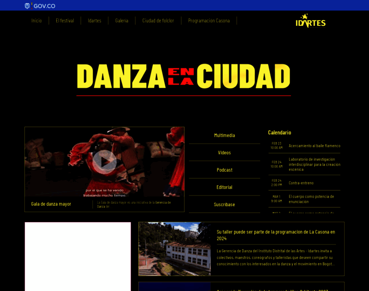 Danzaenlaciudad.gov.co thumbnail