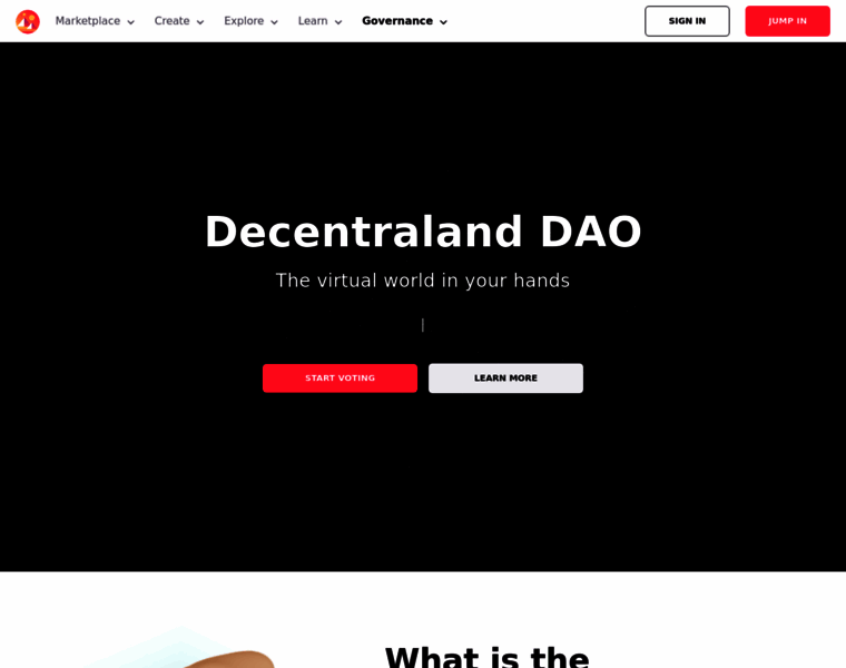 Dao.decentraland.org thumbnail