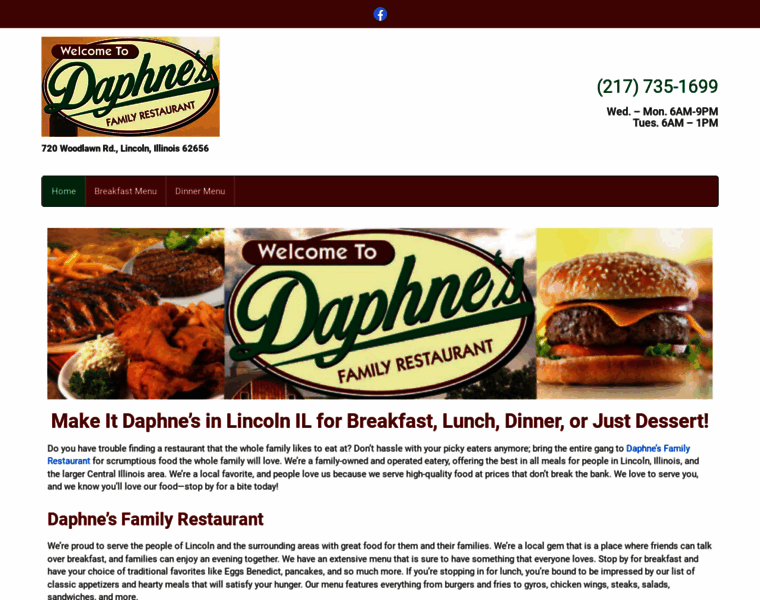 Daphnesfamilyrestaurant.com thumbnail
