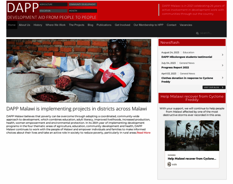 Dapp-malawi.org thumbnail
