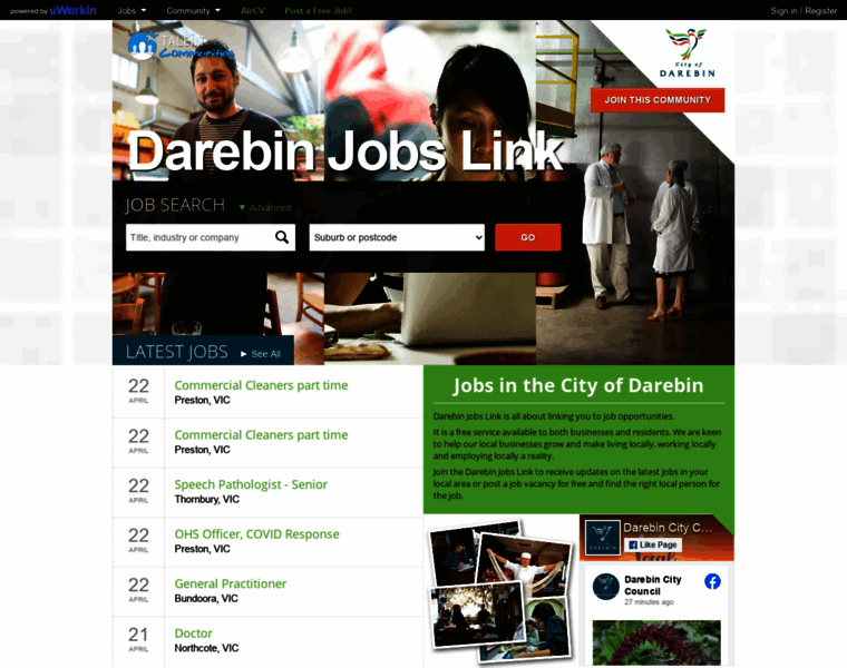 Darebinjobslink.com.au thumbnail