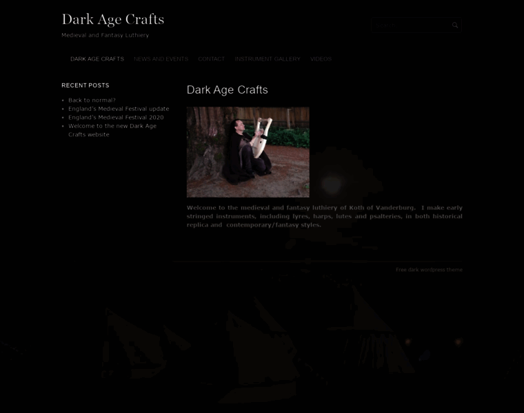 Darkagecrafts.co.uk thumbnail