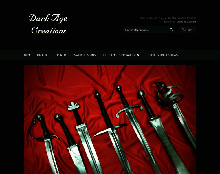 Darkagecreations.com thumbnail