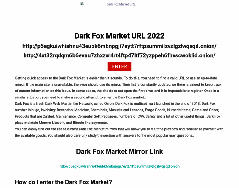 Darkfoxmarkets.com thumbnail