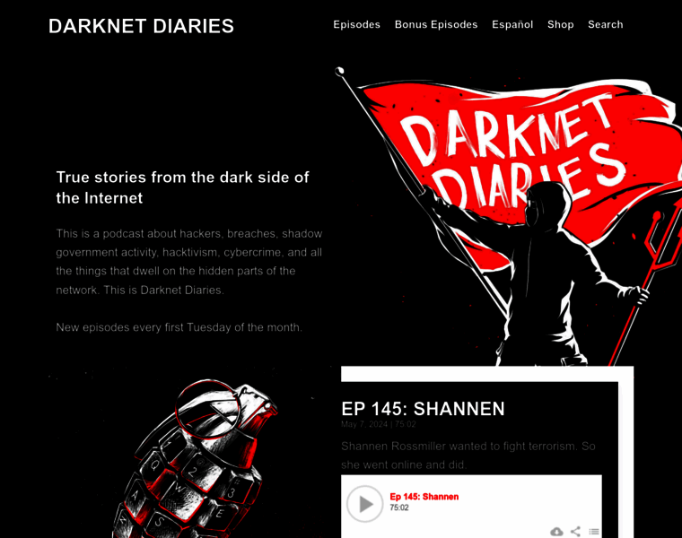 Darknetdiaries.com thumbnail