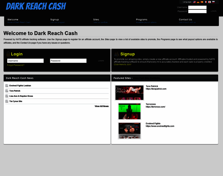 Darkreachcash.com thumbnail