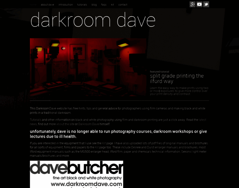 Darkroomdave.com thumbnail
