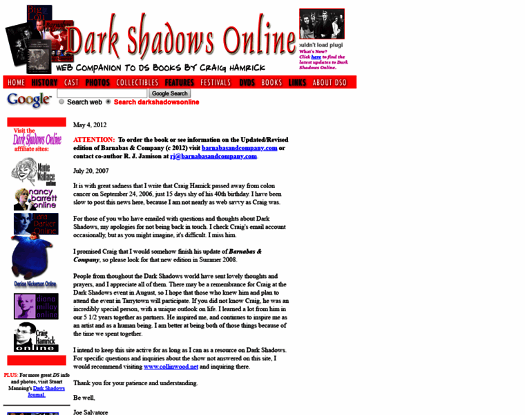 Darkshadowsonline.com thumbnail
