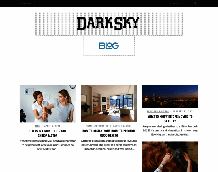 Darkskymagazine.com thumbnail