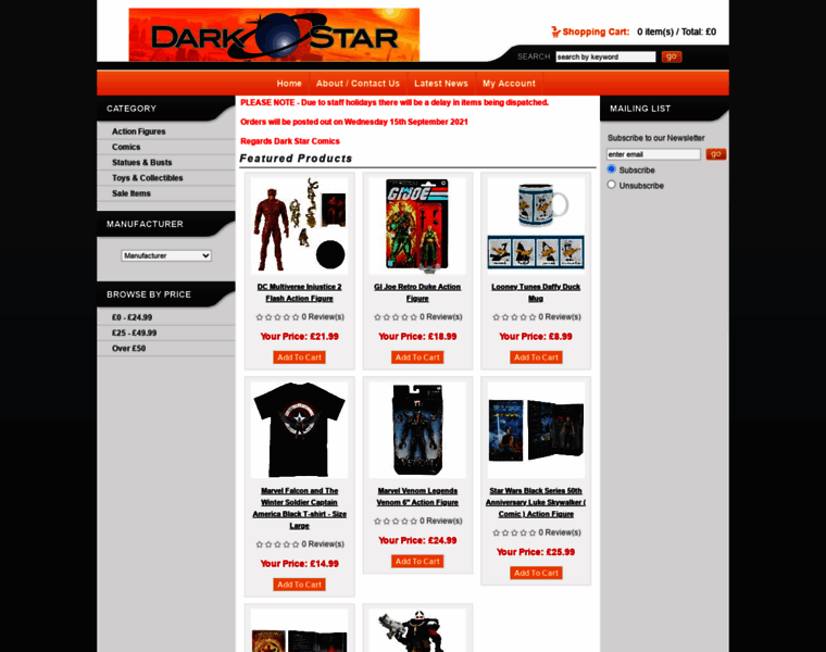 Darkstar-scifi.com thumbnail